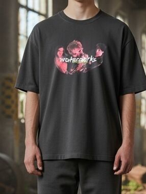 Waterparks Black Graphic Tee - Large